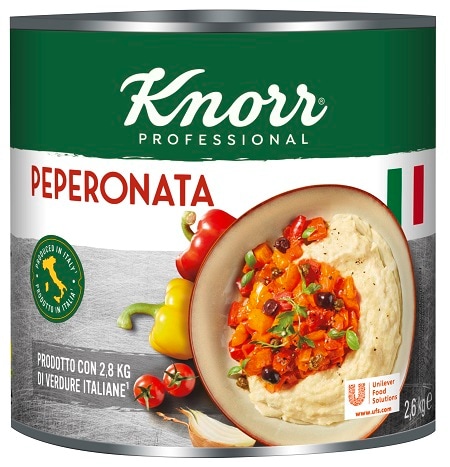 Peperonata Pokrojona kolorowa papryka Knorr Professional 2,6 kg - 